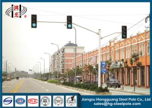China Powder Coated Double Arms Traffic Sign Poles , Traffic Sign Posts on sale
