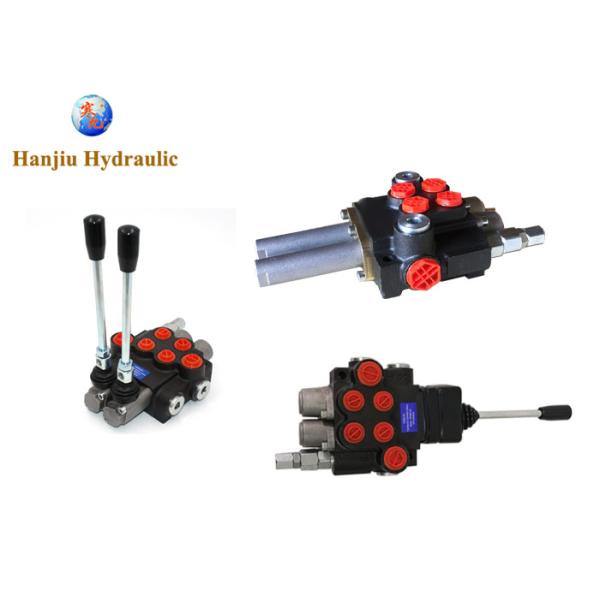 Hydraulic Control Valves 40Liters Directional Manual Valves Trackloader Hydraulic Systems Thread Size G1/2