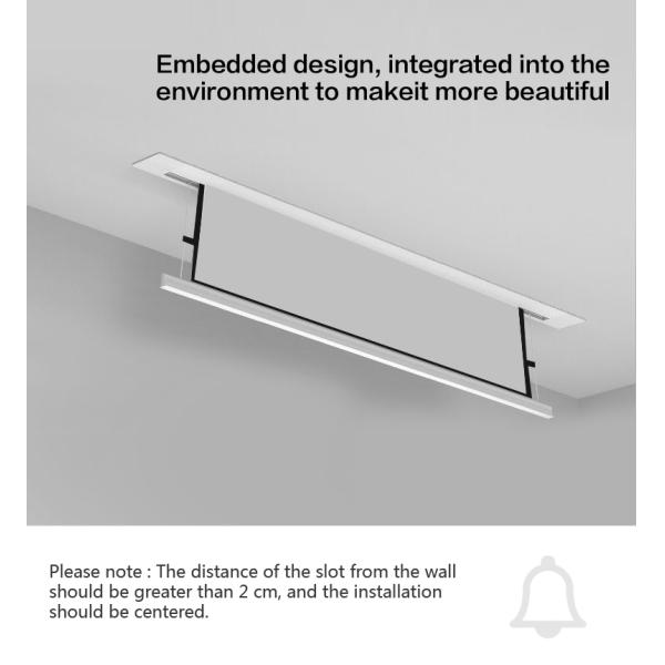 Ceiling Mount Drop Down Screen 4K Automatic Projection Screen Motorized