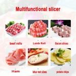 Automatic Food Processing Machines Mini Manual Frozen Meat Slicer