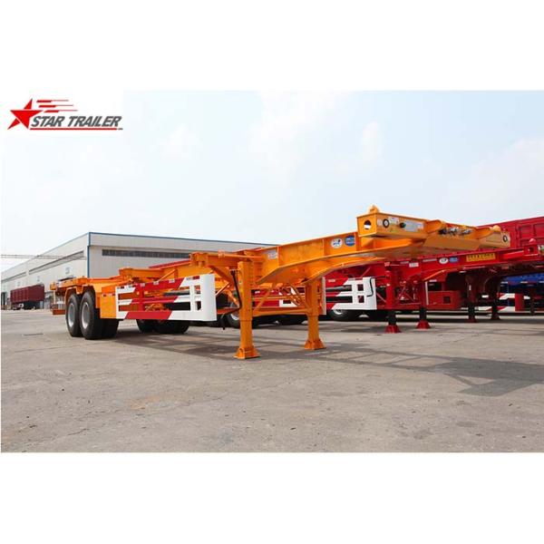2 Axles 20feet 40feet Skeletal Semi Trailer Driving Safety And Functionality
