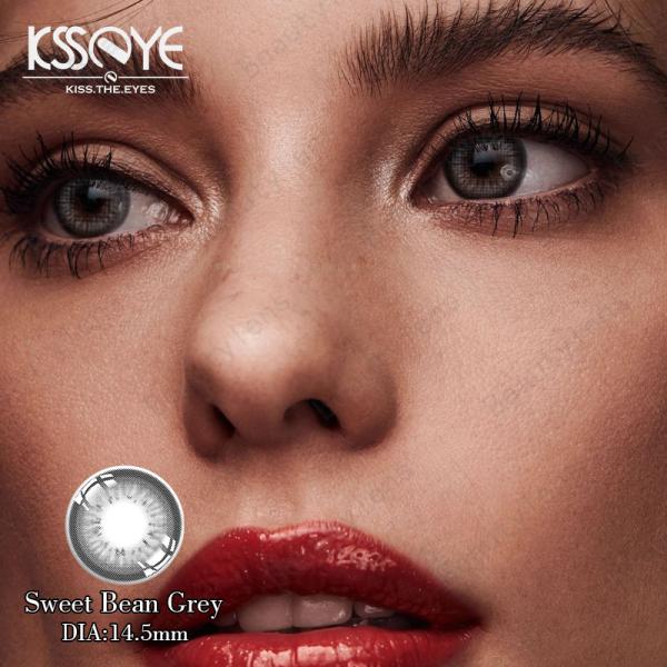 OEM Colored Dark Brown Contact Lens HEMA NVP With -0 To -8 Power