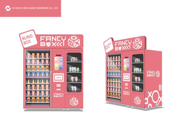 Quality Food Refrigerated Vending Machine with Smart Locker for sale