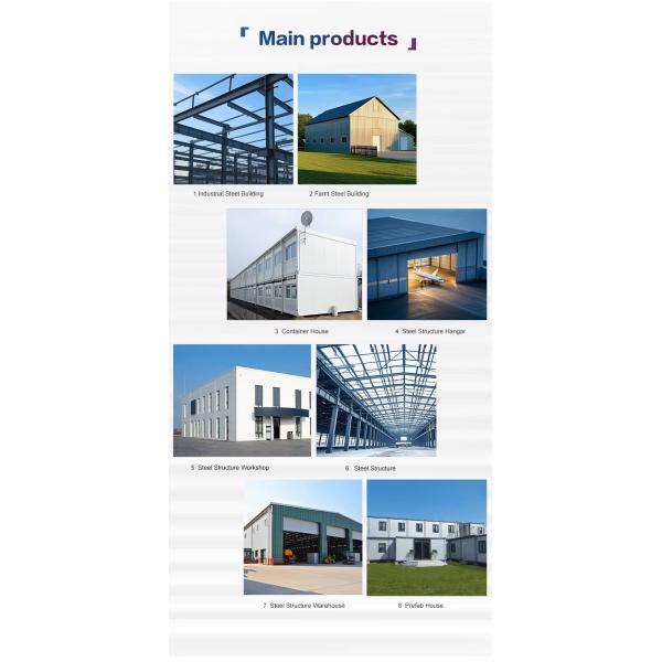 Q355B Q235B Prefabricated Steel Structure Building Metal Building Workshop
