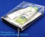 sock bag with zipper slider, Pvc eva Hanger Zipper Bag With Plastic Hook For