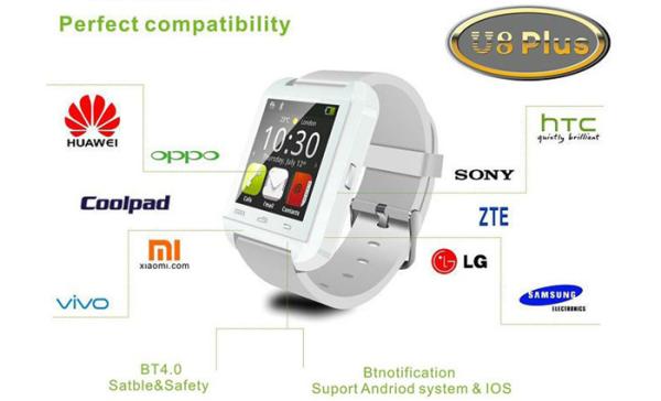 Quality new Smart buletooth U watch U8 plus smart watch for Android & ios system,smart watch for sale