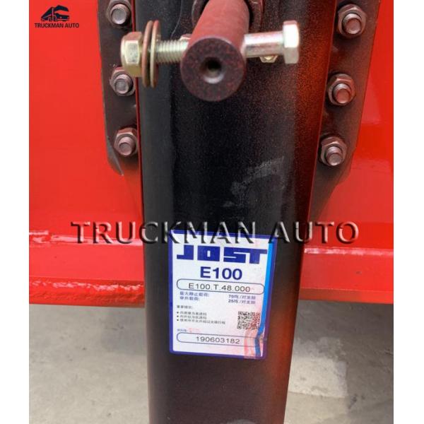 Durable Heavy Duty Low Bed Semi Trailer Different Loading Capacity 3 Axles 60 Tons