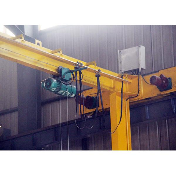 Electric Wall Mounted Jib Crane With Chain Hoist BB Model 1-20t Rated Loading Capacity