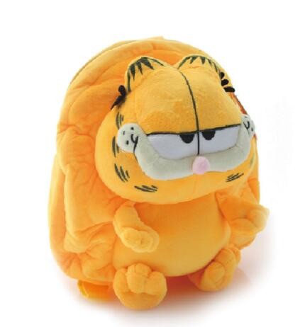 Eco - Friendly Yellow Garfield Kids School Backpacks CE Approved For Children 28cm
