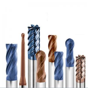 China Different Solid Tungsten Carbide  End Mills For Aluminum/Copper/Steel on sale