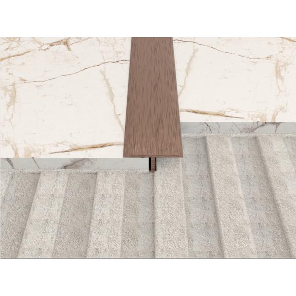 Elastomeric Sealant Brass Transition Strip Floors Coverings Thick Carpet