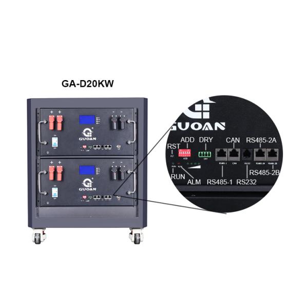 LiFePO4 Energy Storage Cabinet Buit In BMS Smart Monitoring For Solar