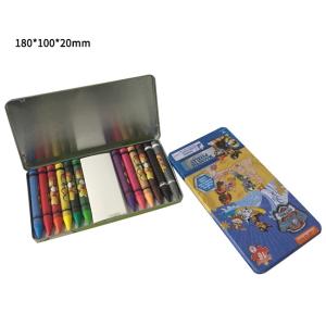 Wholesale Rectangle Crayola Aluminium Tin Packaging Storage Cans Holds 12 Crayons from china suppliers