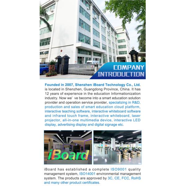 75 Inch 4K Multi Touch Smart Interactive Whiteboard