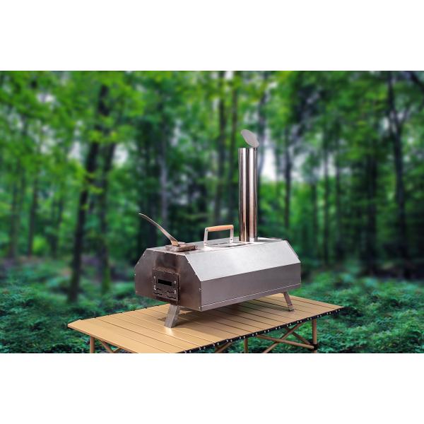 Trapezoid Shape Pizza Cooker Oven Portable Wood Fired 54.5*38*18.5cm