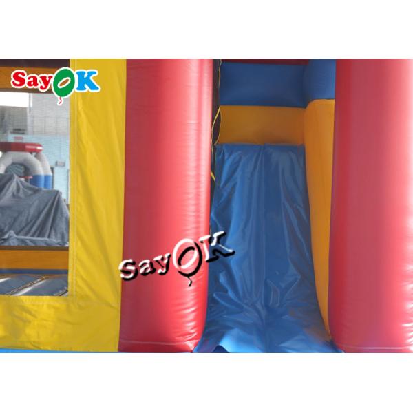 5.18m 17ft Children Inflatable Jumping Castle Slide Digital Printing
