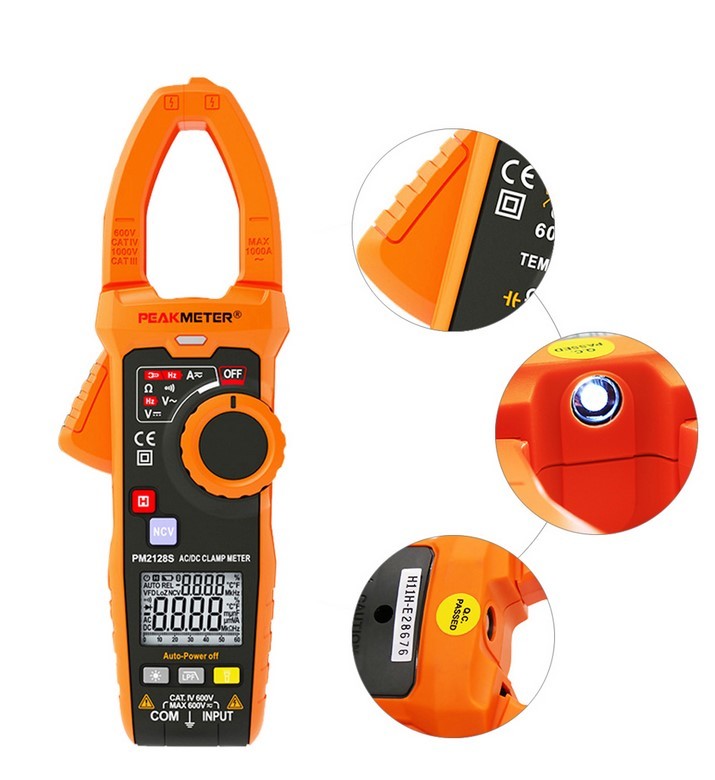 Auto And Manual Range Digital Clamp Meter Multimeter With Analogue Bar Graph Display