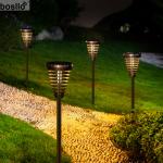 IP65 Waterproof Solar Powered Security Light Black CE Certificate