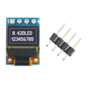Wholesale PCBA 0.42 Inch PMOLED Display Module, 72X40 Resolution, IIC/SPI Interface, SSD1315 Driving IC from china suppliers