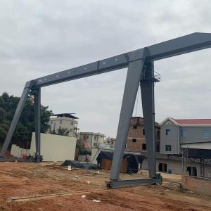 China 5 Ton Single Speed Mobile Gantry Crane With Double Hoist on sale