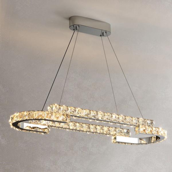 Luxury Crystal Ceiling Lamp Suitable for Living Room Bar Bedroom Ceiling Lamp(WH-CA-102)