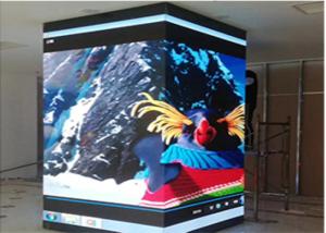 Cylindrical LED Screen Display  Insulating Base 5 Meters Viewing Distance