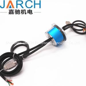 Wholesale 4 Circuits 10A USB 2.0 HDMI Slip Ring 250RPM Speed With Power Supply Slipring from china suppliers