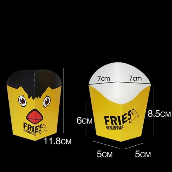 Biodegradable Cardboard Fried Chicken Boxes Burger Clamshell Food Packaging