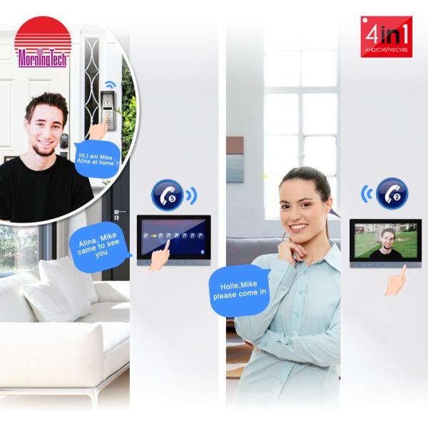 video door phone multi apartment building doorbell intercom door security system