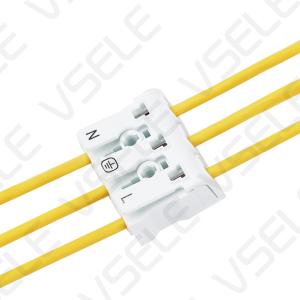 Electrical Push In Lighting Terminal Block Connector Press Allocate