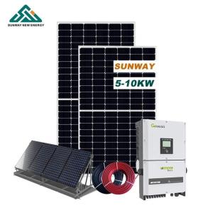 Wholesale 10kw 20kw On Grid Solar System With 24 Hours Work Time Monocrystalline Silicon from china suppliers