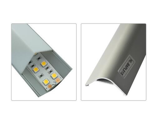 LED aluminum extrusion profile 1/2/3 meter length U type Corner aluminum led profiles made from shenzhen