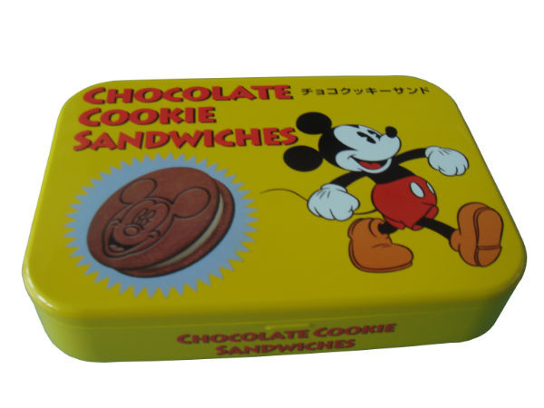 Wholesale 208g Biscuits Storage Tin Rectangular Cookies Tin Container from china suppliers