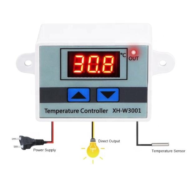 Quality Digital Thermostat Microcomputer Temperature Controller XH-W3001 Temperature Switch for sale