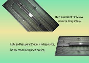 China Facade Mesh Transparent Led Screen Wall Outdoor 32768pixel/Sqm on sale