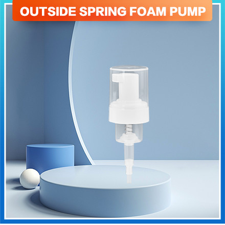 Recyclable Screw On Mini Foam Pump With 0.4 CC Eco Friendly Foam Output