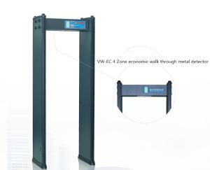 China LED Display Multi Zone Metal Detector Walk Through With Four Key Panels Operation on sale