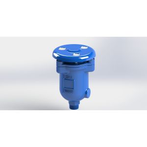 Threaded Flange Connection Combination Air Release Valve Ductile Iron