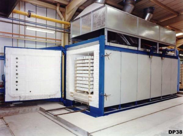 Quality Sustainable High Capacity Shuttle Kiln Scalable Design Adjustable Length for sale