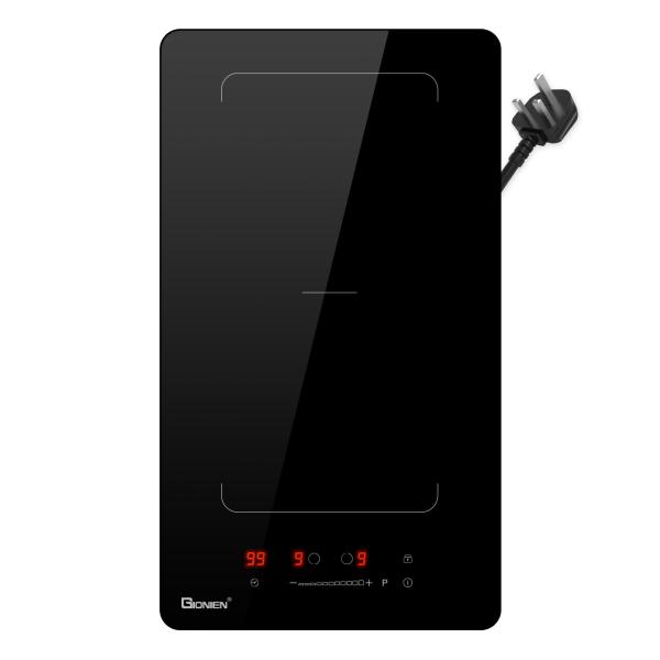 Quality 30cm Built-In Induction Hob 2 Zones , Double Induction Hob With Flex Zones for sale