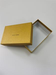 China Custom Printed Corrugated Box Golden Cosmetic Paper Boxes FSC on sale