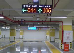 China 7000nit VMS Parking Guidance Long Lifespan Vehicle Counting System on sale