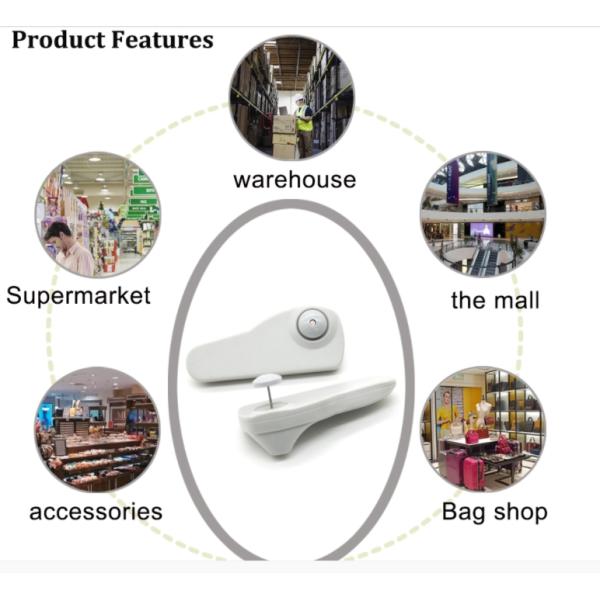 Dual EAS AM Tag Garment Storage Management Security EAS RFID Tag