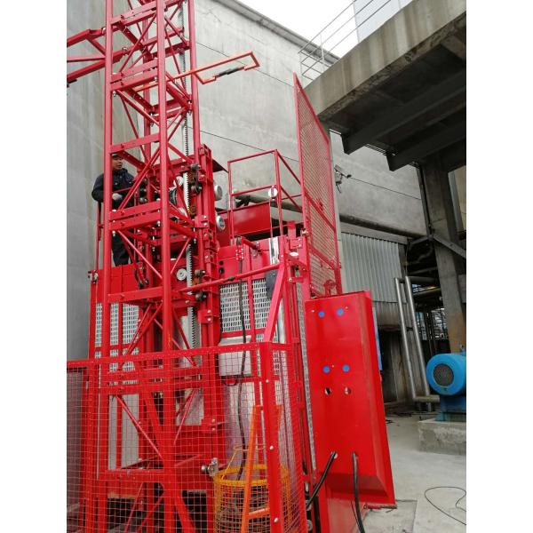 Elegant Appearance Passenger And Material Hoist , Construction Site Elevator