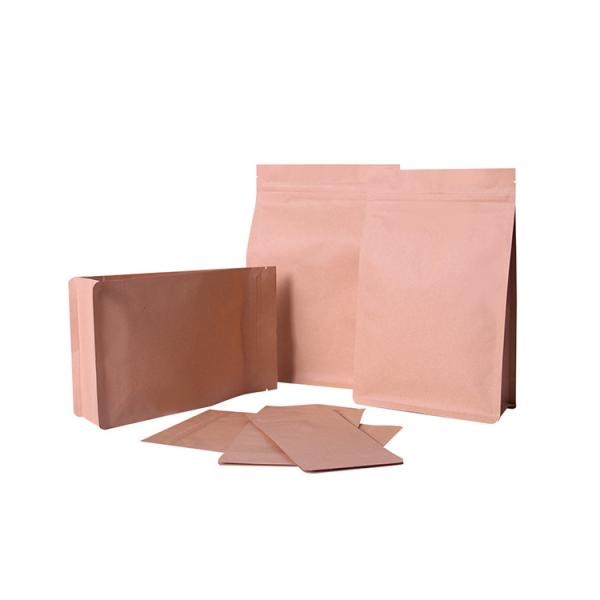 Mylar Kraft Paper Foil Inner 1kg Eco Friendly Bags Stand Up