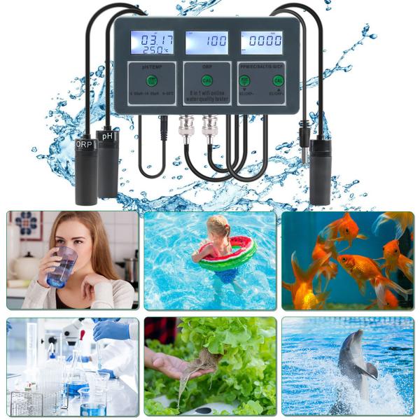 Quality  Upgraded Smart Water Quality Monitor | WiFi Connectivity | App-Controlled | Ideal for Hydroponics & Fish Tanks for sale