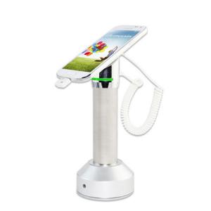 China Retail Anti Theft Phone Holder Stainless Steel Phone Security Display Stand With Charging on sale
