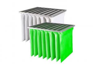Wholesale F5 F6 F7 F8 F9 Bag Type Pocket Air Filter Aluminum Frame Low Resistance from china suppliers