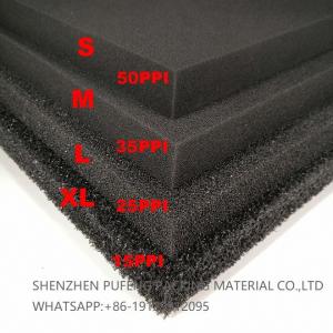 China Reticulated Polyurethane Foam Filter Material Water Aquarium Sponge Filter 10-60PPI on sale
