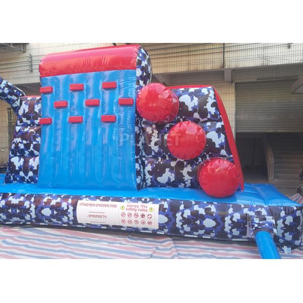 Floating Blow Up Water Obstacle Course Wind Resistant Easy Assembly